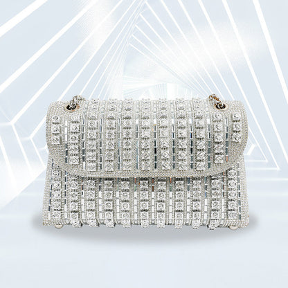 🎁🔥 Neujahrsverkauf 50% OFF.🔥Luxuriöse bunte Strass-Tasche für Frauen