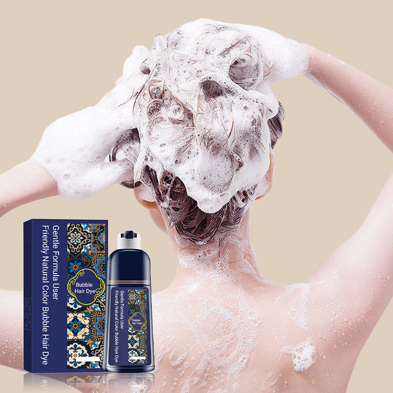 Sanfte Formel Benutzerfreundlich Natürliche Farbe Blase Haarfärbemittel