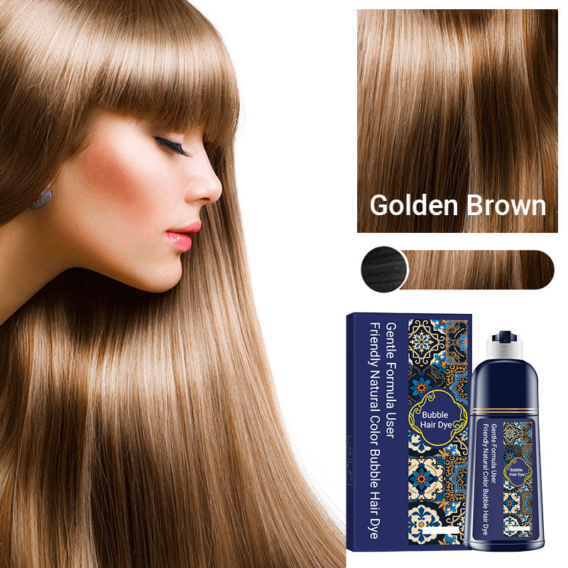 Sanfte Formel Benutzerfreundlich Natürliche Farbe Blase Haarfärbemittel