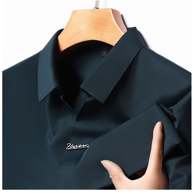 👕💯Men's Casual Revers Atmungsaktiv Knitterfrei T-shirt