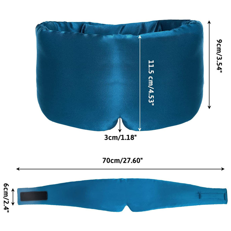 Kühlende, weiche Schlafmaske aus Kunstseide