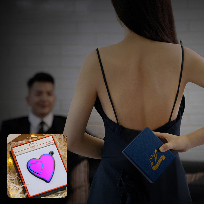 💕Kreatives Feuerzeug in Herzform für Gas und Strom