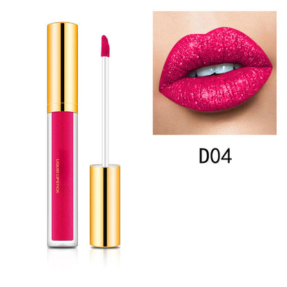 ✨💄Tagesangebot: Glänzender Metallic-Lipstick – 1+1 gratis! (Nur heute)