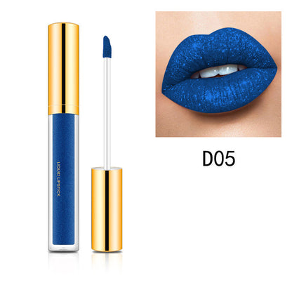 ✨💄Tagesangebot: Glänzender Metallic-Lipstick – 1+1 gratis! (Nur heute)