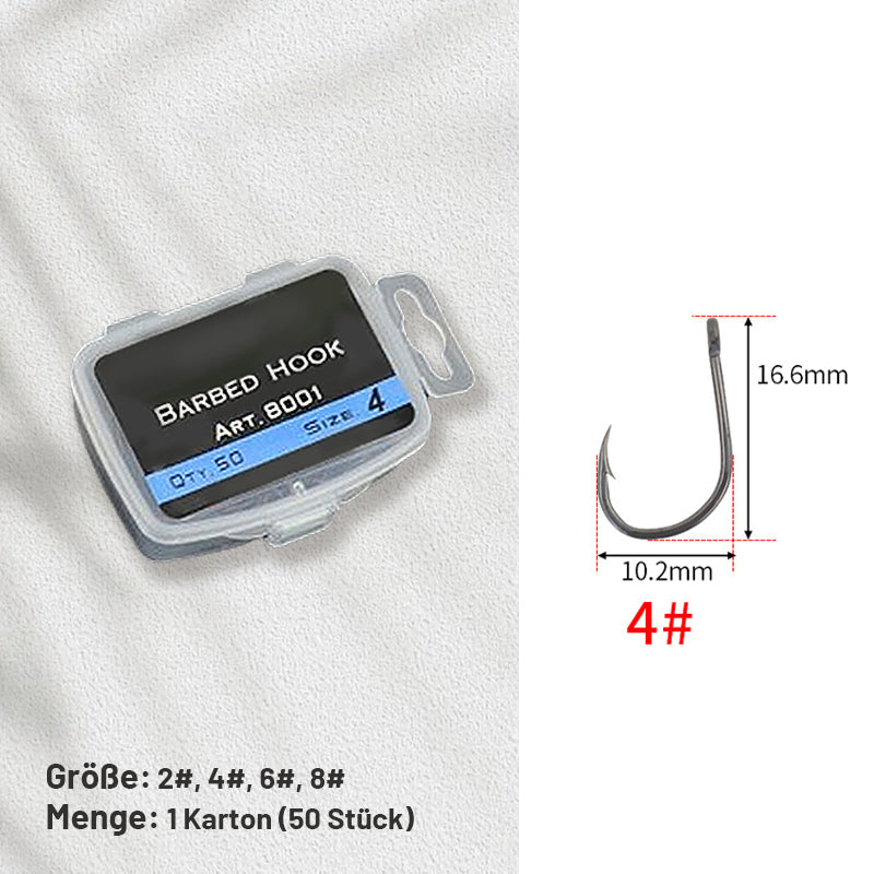 Professionelle Teflon-Angelhaken mit Widerhaken