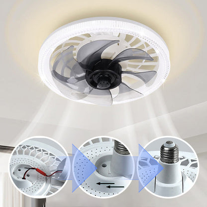 💥2-in-1 stummes, einstellbares Ventilatorlicht mit Fernbedienung