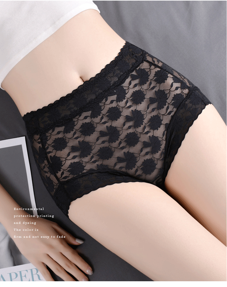 Spitzenhöschen mit hoher Taille für Damen