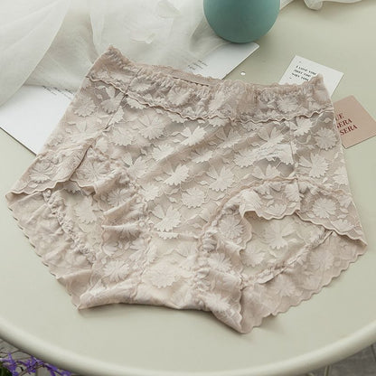 Spitzenhöschen mit hoher Taille für Damen