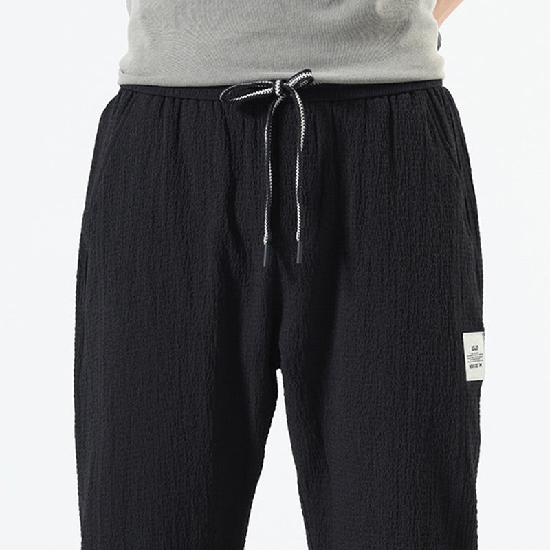 Atmungsaktive, kühlende, lässige Hose mit Kordelzug für Männer
