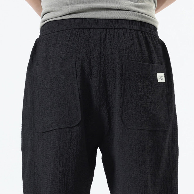 Atmungsaktive, kühlende, lässige Hose mit Kordelzug für Männer