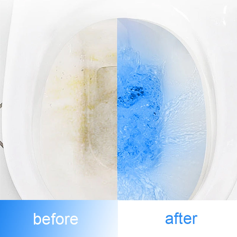 Schäumender Toilettenreiniger in Pulverform