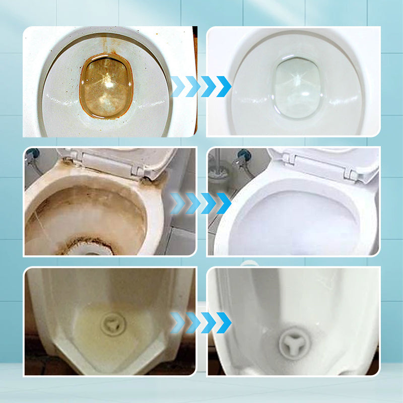 Schäumender Toilettenreiniger in Pulverform