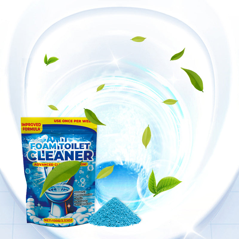 Schäumender Toilettenreiniger in Pulverform