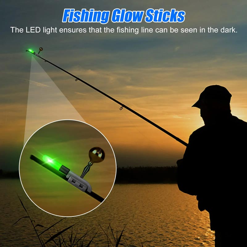 Led Fishing Rod Angelrute LED-Licht mit Summer Glocke – weteis