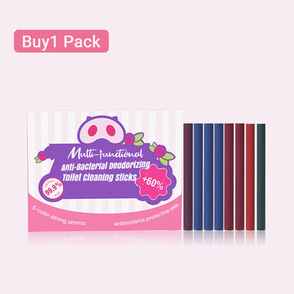 👍2 kaufen – 1 gratis🔥Französisches Parfüm, antibakterielle und desodorierende Toiletten-Reinigungsstäbchen mit Mehrfachwirkung