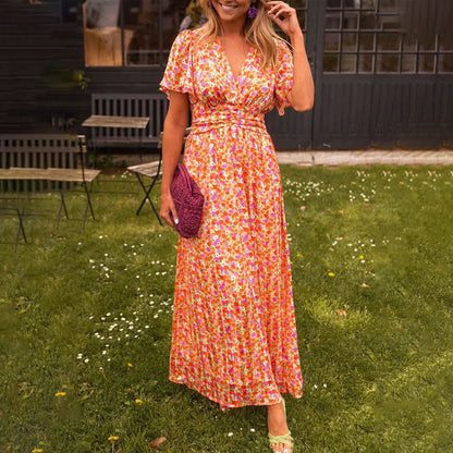 🌻Zeitlich begrenzt 50% RABATT🌻💖Süßes Vintage-Blumenkleid für Damen