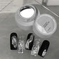 Silbernes Metallic-Nagelgel