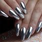 Silbernes Metallic-Nagelgel