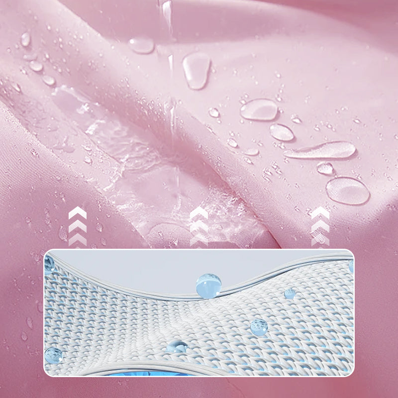 Wiederverwendbarer Regenmantel mit Kapuze und Maske für Erwachsene