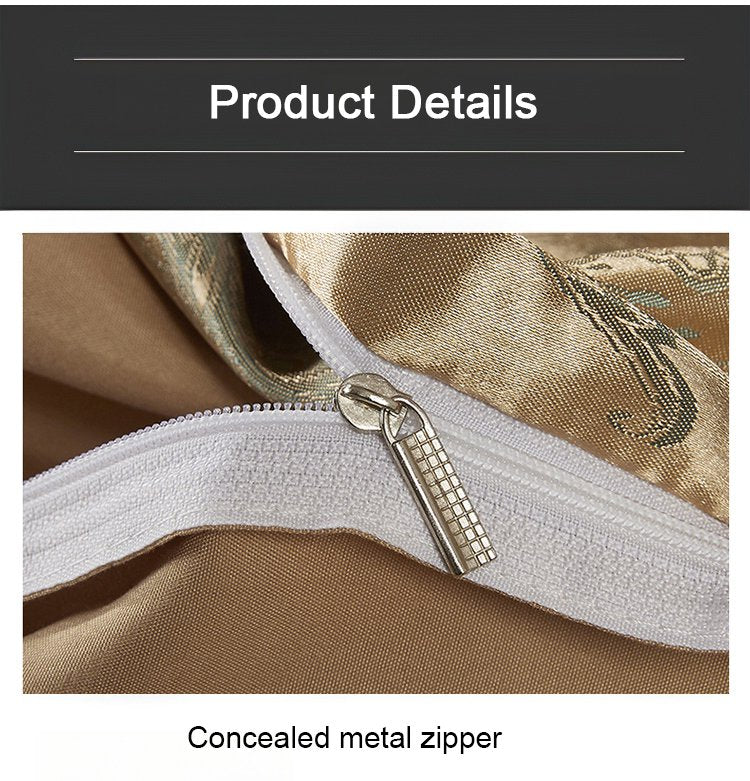 🔥Kostenloser Versand🔥Luxuriöse Satin-Jacquard-Bettwäsche in 4-teiliger Ausführung