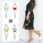 💕zeitlich begrenzter 66% RABATT💃Elegantes, lockeres Midikleid mit gerüschten Ärmeln