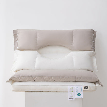 Weiche und harte Zweizonen-Nackenstütze