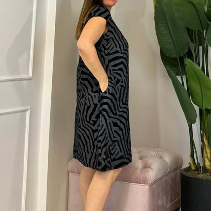 ✨2025 Sommerschlussverkauf-Lässiges Boho-Vintage-Kleid mit Print💃