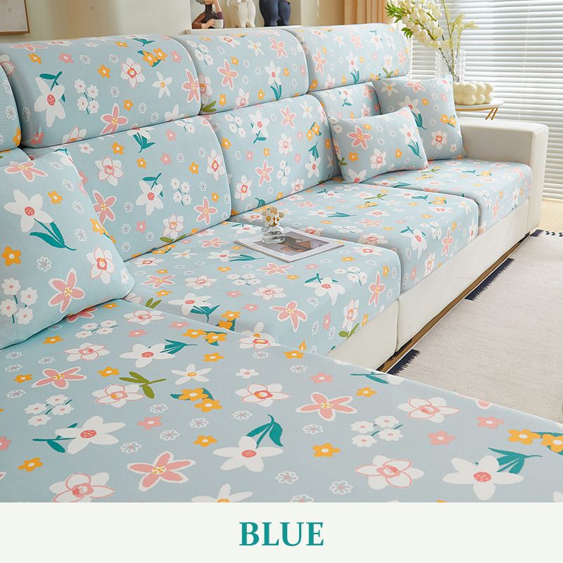 Sommerlich kühlender Sofabezug aus Eisseide