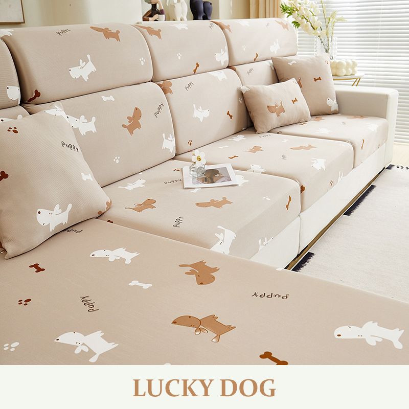 Sommerlich kühlender Sofabezug aus Eisseide