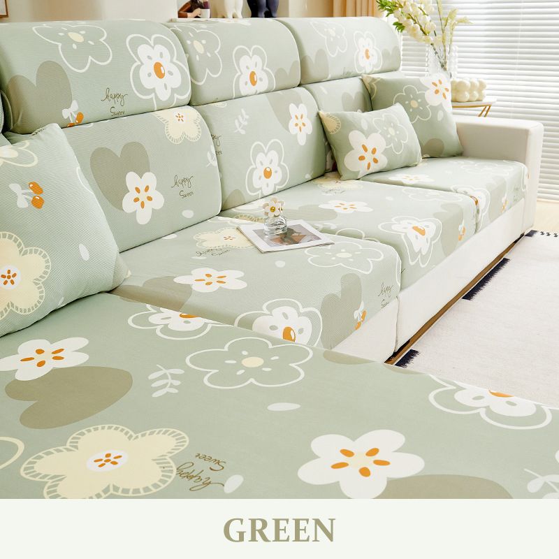 Sommerlich kühlender Sofabezug aus Eisseide