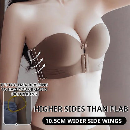 ⏳Begrenzte Zeit 50% Rabatt💥Damen-BH mit rutschfestem Frontverschluss und trägerlosem Design