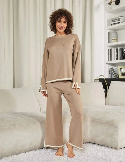 Ideales Geschenk - Edles elastisches Strick-Set für Freizeit