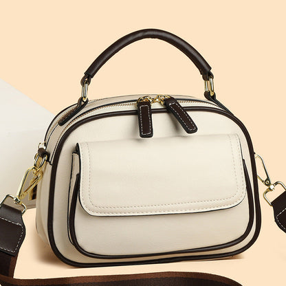 【🎊Produse noi 30% reducere】👜Elegant Double Layer Wide Strap Crossbody Handtasche