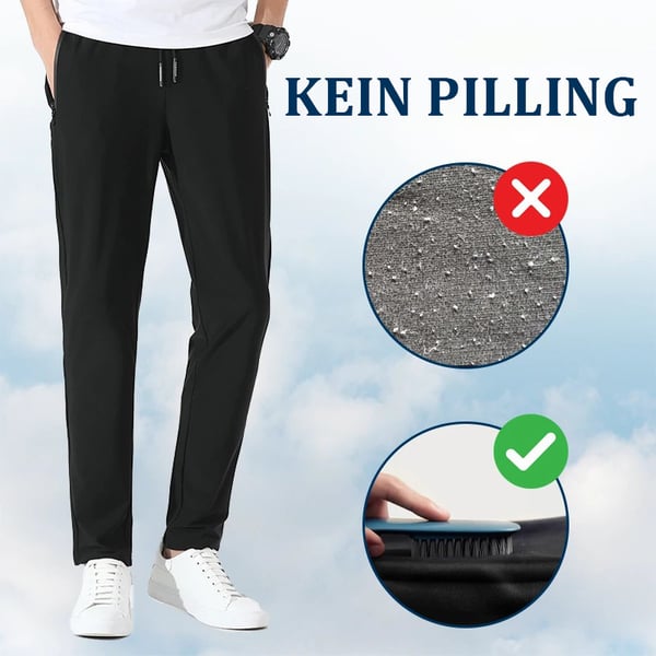 👖 50% RABATT! 🏃 Leichte Eis-Seide Sporthose für Herren – Atmungsaktiv, Kühlend & Perfekt für den Alltag ☀️