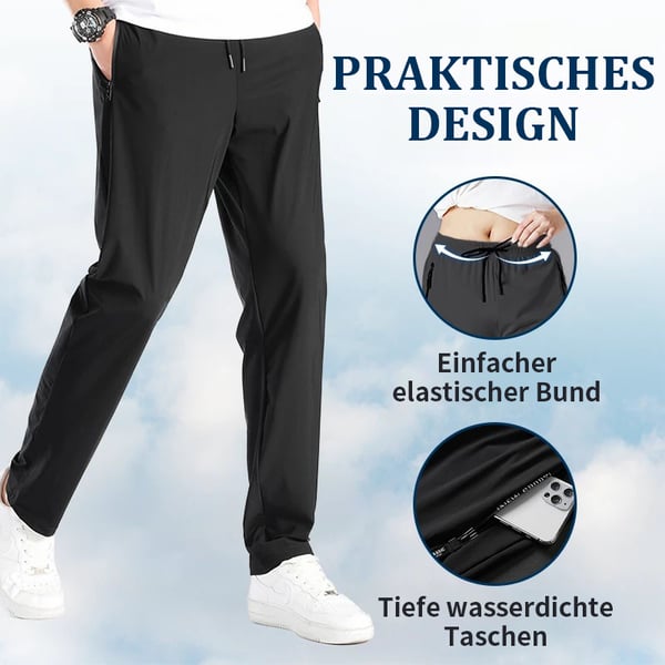 👖 50% RABATT! 🏃 Leichte Eis-Seide Sporthose für Herren – Atmungsaktiv, Kühlend & Perfekt für den Alltag ☀️