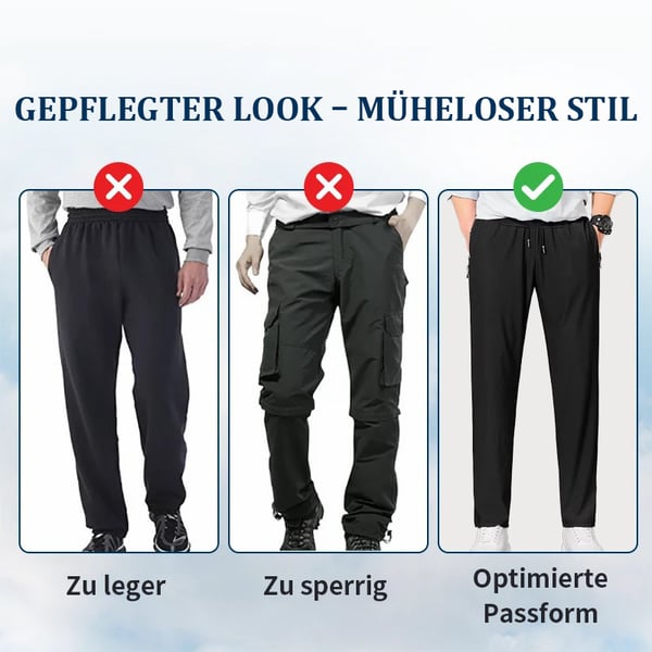 👖 50% RABATT! 🏃 Leichte Eis-Seide Sporthose für Herren – Atmungsaktiv, Kühlend & Perfekt für den Alltag ☀️