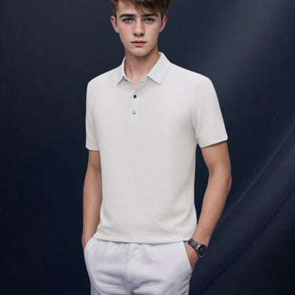 ✨Neu eingetroffen✨Sommerliches T-Shirt aus Eis-Seide für Herren
