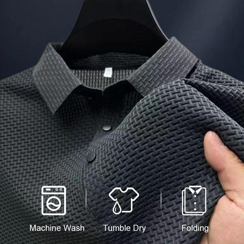 ✨Neu eingetroffen✨Sommerliches T-Shirt aus Eis-Seide für Herren