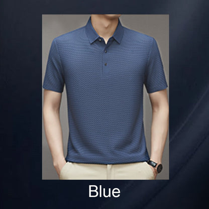 ✨Neu eingetroffen✨Sommerliches T-Shirt aus Eis-Seide für Herren