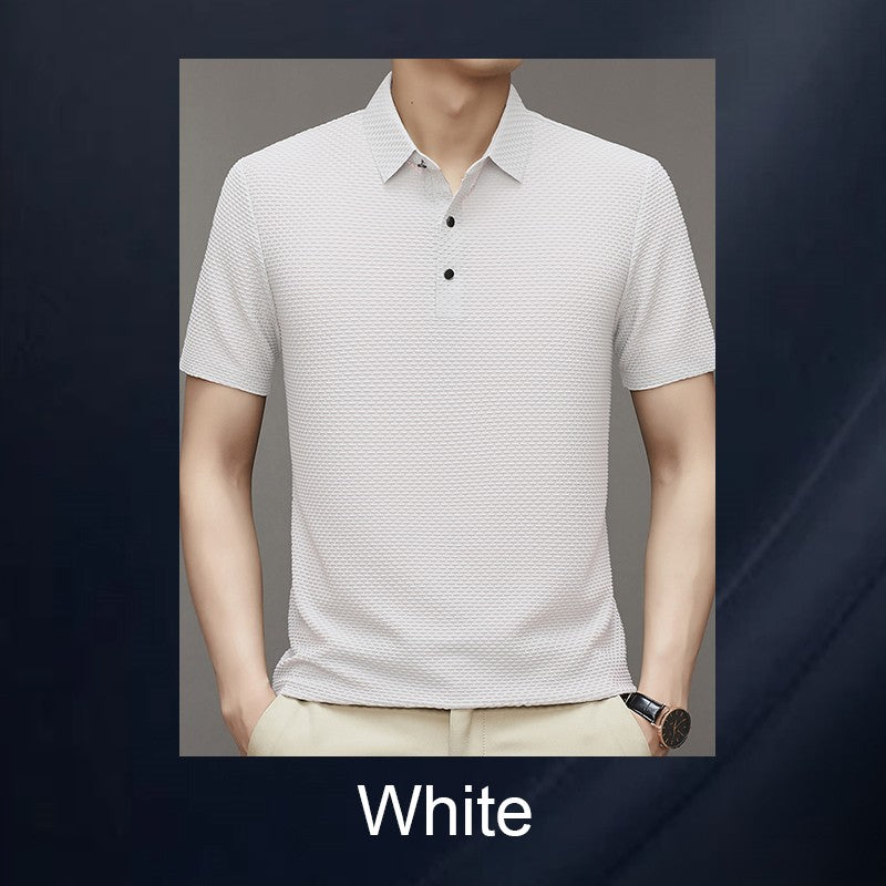 ✨Neu eingetroffen✨Sommerliches T-Shirt aus Eis-Seide für Herren