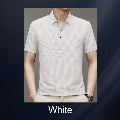 ✨Neu eingetroffen✨Sommerliches T-Shirt aus Eis-Seide für Herren