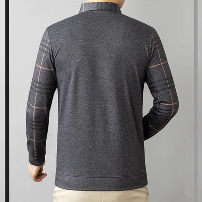 🎁Gefälschtes zweiteiliges warmes Oberteil mit Revers für Herren👖