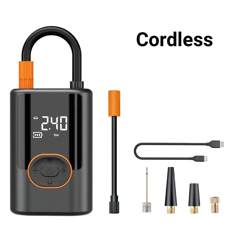 🌸Herbstschlussverkauf🌸Multifunktionaler tragbarer Autoreifenfüller mit Licht