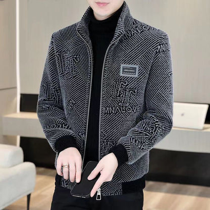 [Bestes Geschenk für Ihn] 😎Modische warme und lässige Stehkragenjacke für Männer✨