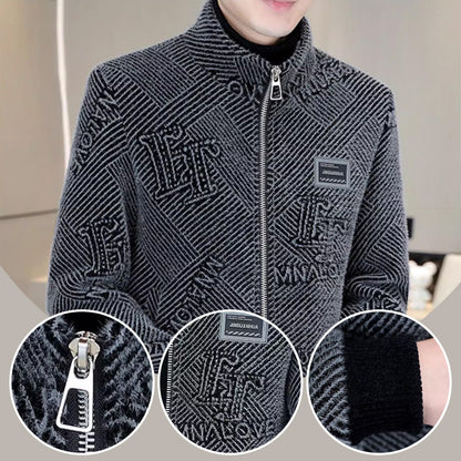 [Bestes Geschenk für Ihn] 😎Modische warme und lässige Stehkragenjacke für Männer✨