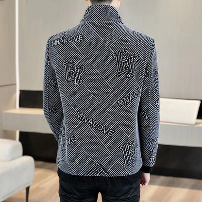 [Bestes Geschenk für Ihn] 😎Modische warme und lässige Stehkragenjacke für Männer✨