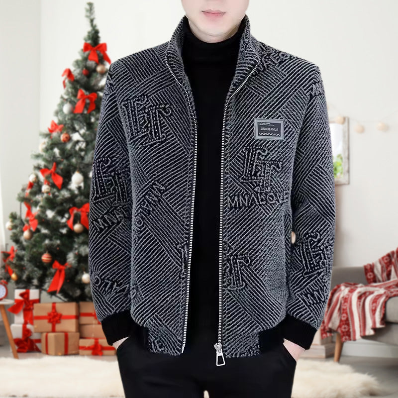 [Bestes Geschenk für Ihn] 😎Modische warme und lässige Stehkragenjacke für Männer✨