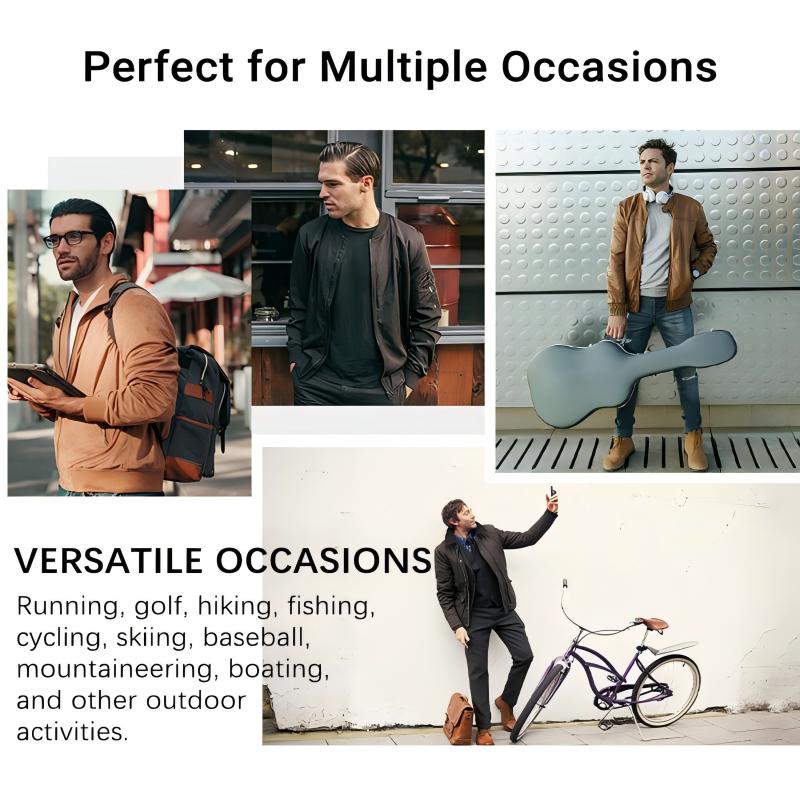 😎Lässiges einfarbiges Oberteil aus Kunstleder mit Layering-Optik für Herren💖