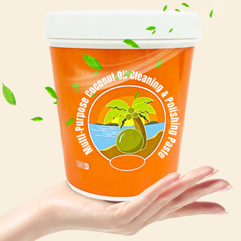 Mehrzweck-Kokosnussöl-Reinigungs- und Polierpaste💦🎁
