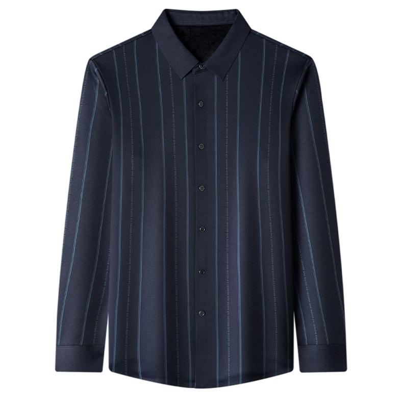 💖Knitterfreies, gefüttertes Stretch-Winterhemd für Herren👔